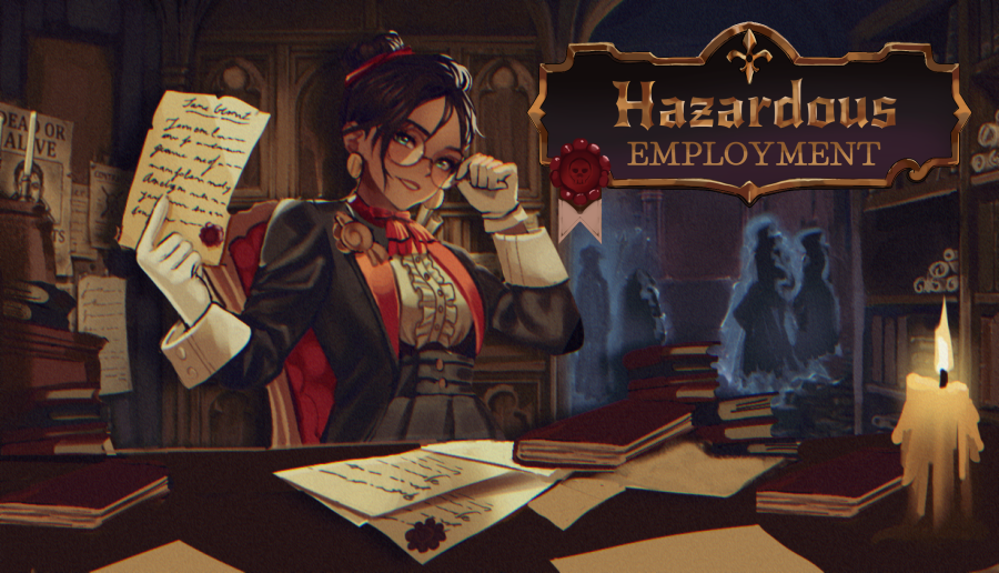 Hazardous Employment key art: They fight, you file. Payroll due Monday.